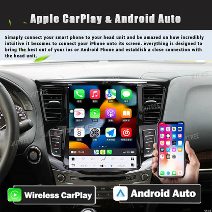 Android 13 For Infiniti QX60 JX35 2013-2020 Car Radio Automotive Multimedia Tesla Screen Car play Auto Bluetooth GPS 4G WIFI DSP