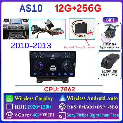 Car Radio Carplay For Land Rover Range Sport 2005 2006 2007 2008 2009  Multimedia Player GPS Navigation Android Auto 5G Wifi