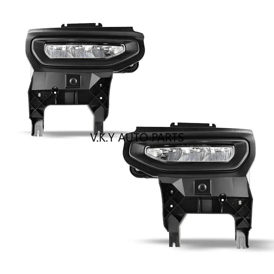 For GMC Sierra 1500 2016 2017 2018 DLAA LED Front Bumper Foglight Fog Lamps Foglamp DRL Daytime Running Light