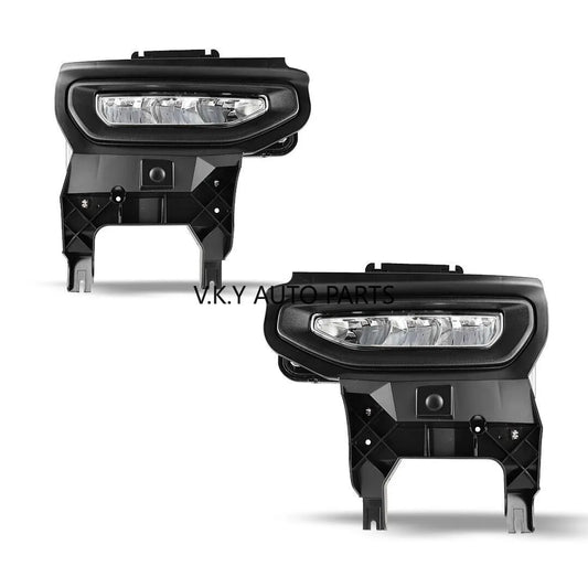 For GMC Sierra 1500 2016 2017 2018 DLAA LED Front Bumper Foglight Fog Lamps Foglamp DRL Daytime Running Light