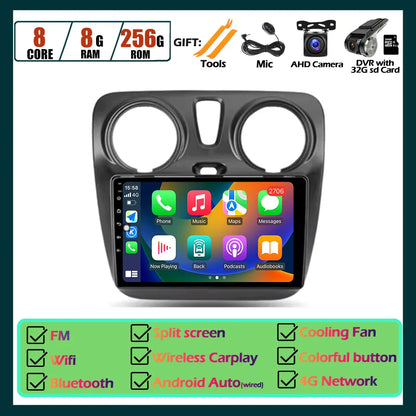Carplay Android Auto Touch Screen For Renault Dokker For Lodgy Dacia 2012 - 2020 Automotive Multimedia Player Car Accessories