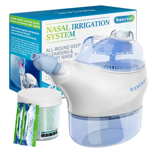 Electric Nasal Irrigation System with 50 SaltPods Suction Irrigator Nose Washer Sinus Rinse All-Round Deep Cleaner Machine power tools