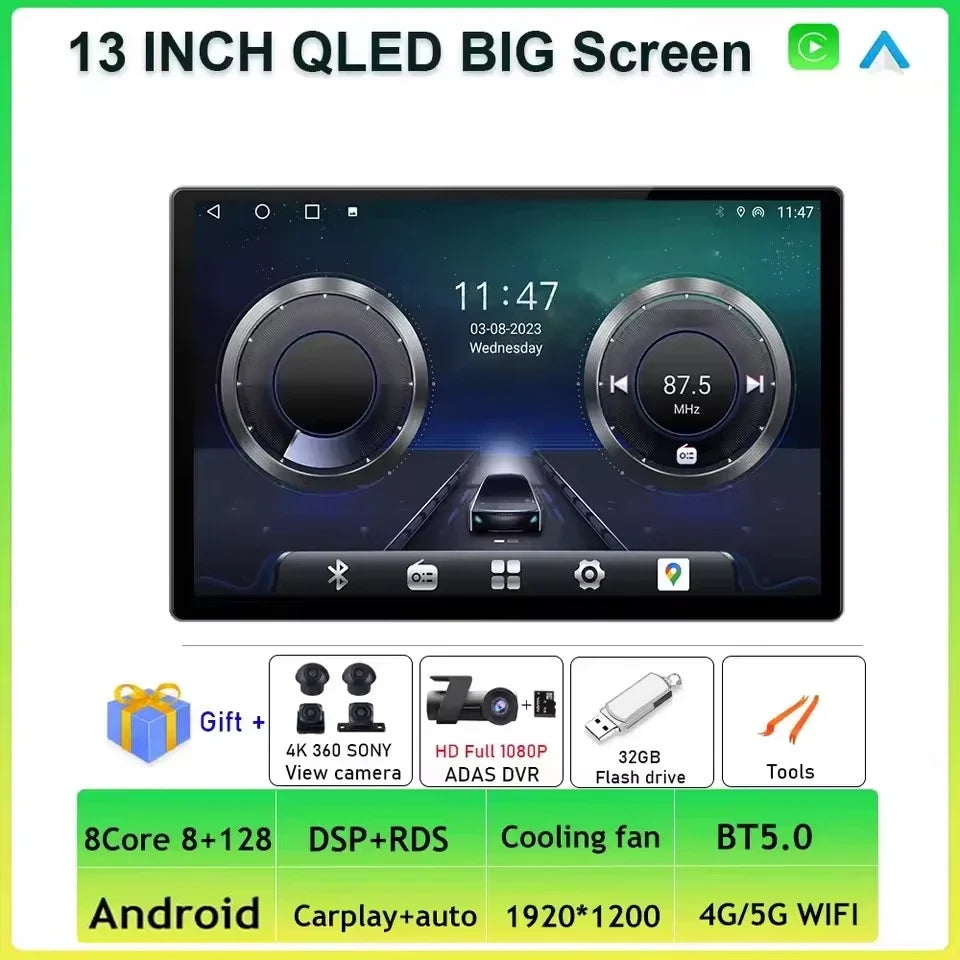 Android 14 Carplay Auto Car Radio For Peugeot 5008 4008 3008 2017 2018 2019 2020 Multimedia Video Player Navigation GPS Stereo