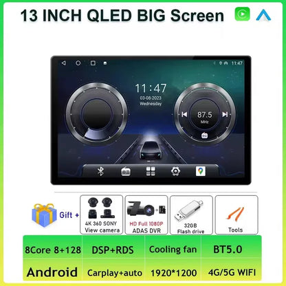 Android 14 Carplay Auto Car Radio For Peugeot 5008 4008 3008 2017 2018 2019 2020 Multimedia Video Player Navigation GPS Stereo