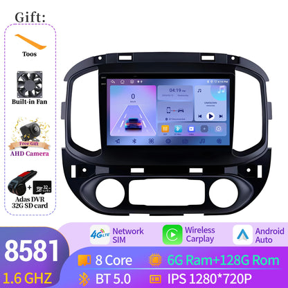 For Chevrolet Colorado-GMC Canyon 2015-2017 Car Radio Wireless BT Carplay Navigation Android 14 7862S 8G 256G 2K QLED Screen