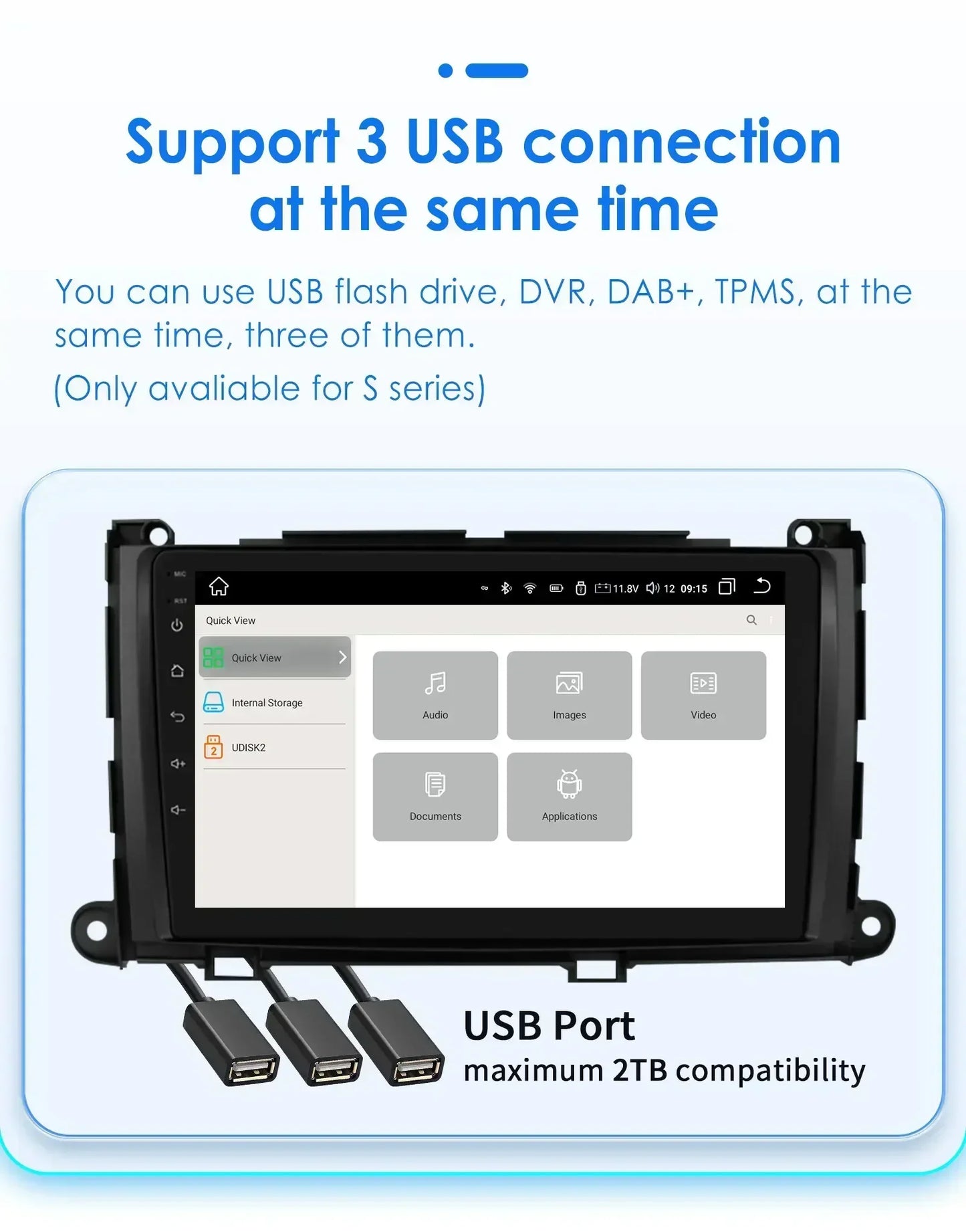 Hizpo For Toyota Sienna XL30 2010-2014 Car Radio Multimedia Video Player Navigation Stereo GPS Android Auto Carplay 8G+128GB RDS