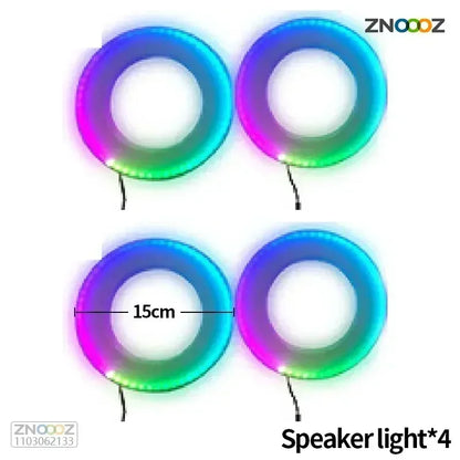For Audi A1 A3 A6 A7 C5 C6 Q3 Q2 Q7 TT TTS R8 S3 S6  A4 64 Color RGB Symphony Car LED  Interior Ambient Light
