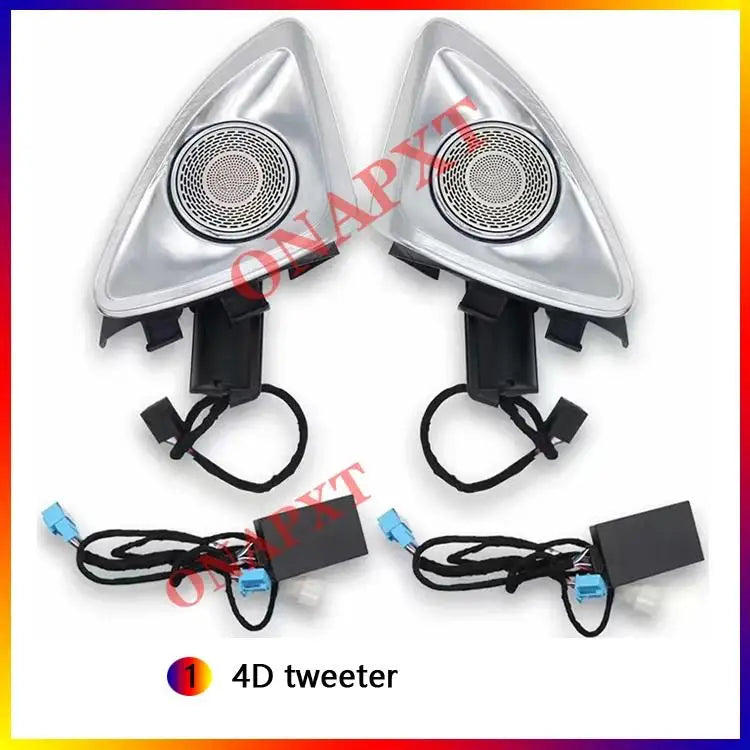 LED For Benz C/GLC Coupe W205 X253 C43 C63 C200 C180 Car Decorative Lamp MB Nozzle Air Vent 3D Tweeter Speaker Ambient Light