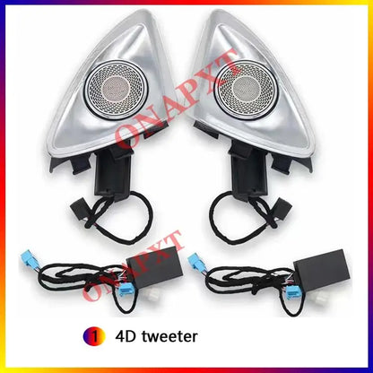 LED For Benz C/GLC Coupe W205 X253 C43 C63 C200 C180 Car Decorative Lamp MB Nozzle Air Vent 3D Tweeter Speaker Ambient Light