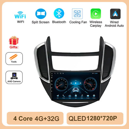 Android OS Car Radio Multimedia Stereo Player WiFi GPS Navigation Video For Chevrolet TRAX 2014 - 2016 Wireless Carplay 4G