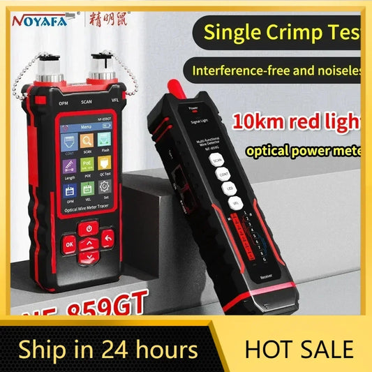 NF-859GT Line Finder Network Cable Length Breakpoint Test Red Light Power Meter Integrated Machine Multi functional Line Finder power tools