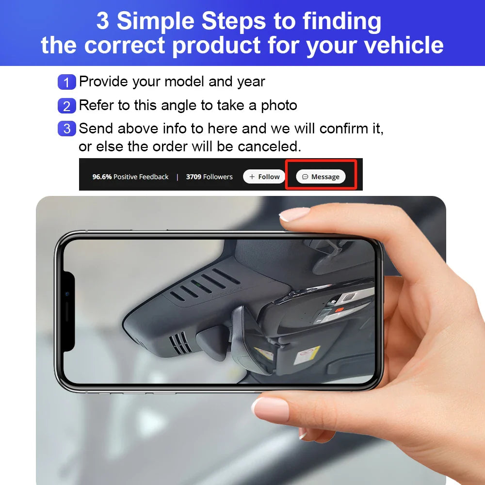 Dash Cam 4K for Toyota Aygo X 2018 2019 2020 2021 2022 2023 2024, FITCAMX Wireless Car DVR Wifi Recorder for Toyota