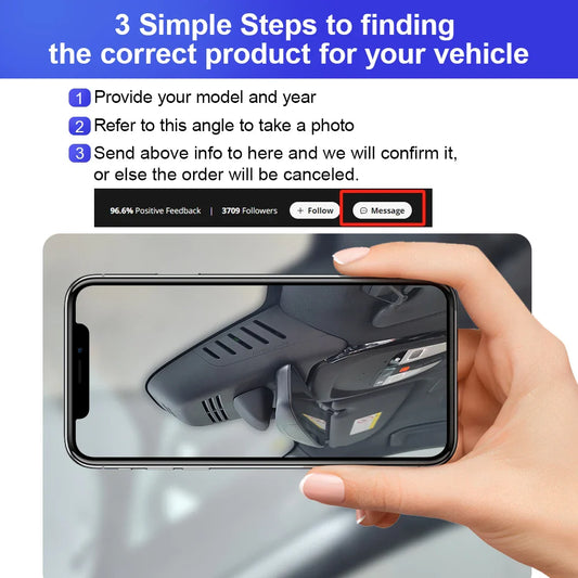 Dash Cam 4K for Toyota Aygo X 2018 2019 2020 2021 2022 2023 2024, FITCAMX Wireless Car DVR Wifi Recorder for Toyota