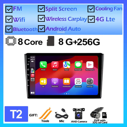 Android 14 WiFi For Mazda CX9 TB 2006 2007- 2010 2016 Car Radio Multimedia Player DSP Stereo GPS 4G Split Screen Bluetooth