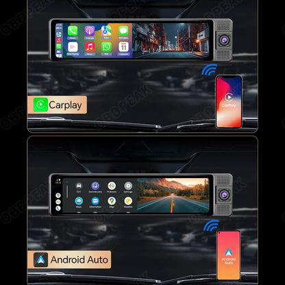 K1 11.26 inch IPS Touch Screen Wireless Carplay Android Auto  Radio Multimedia Video   GPS Navigation 5G WiFi BT+FM AUX
