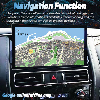 Car Radio For Nissan Patrol Y62 2012-2022 Infiniti QX80 QX56 2010-2022 Android 14 GPS Navi Multimedia Player 4G CarPlay HeadUnit