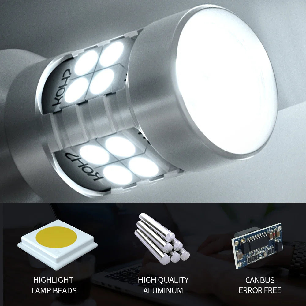 2x LED Reverse Light Accessories Backup Lamp For GMC Yukon 2011-2017 2012 2013 2014 2015 2016