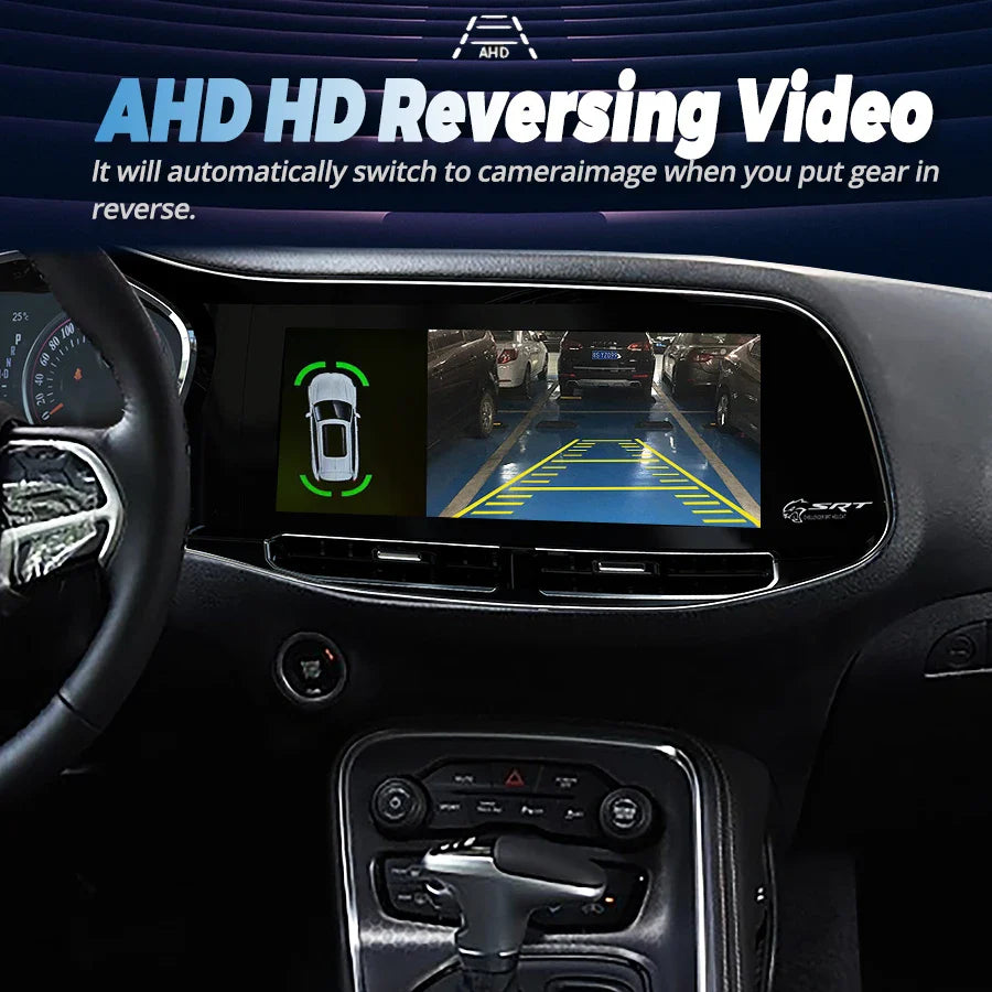 Android For Dodge Challenger Charger SRT Hellcat 2010-2024 Car Radio Video Multimedia Player Stereo GPS Navigation Head Unit DSP