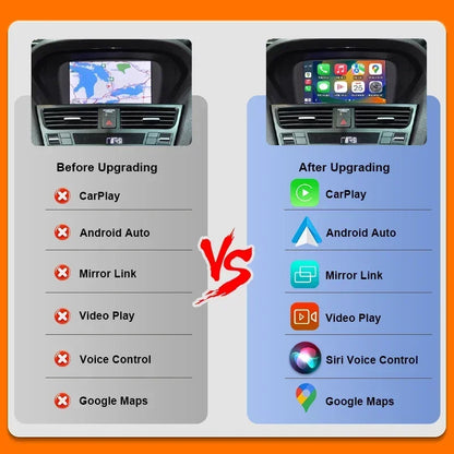 2024 Wireless  CarPlay & Android Auto Box For ACURA RDX TL ILX ZDX 2009-2013 Mirror Link  USB Player Front /Rear AHD Cameras