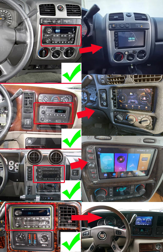 OEM Car Radio CarPlay 7" For Chevrolet Silverado Suburban Tahoe Avalanche Hummer Savanna GMC Sierra Yukon Canyon Envoy 2003-2006