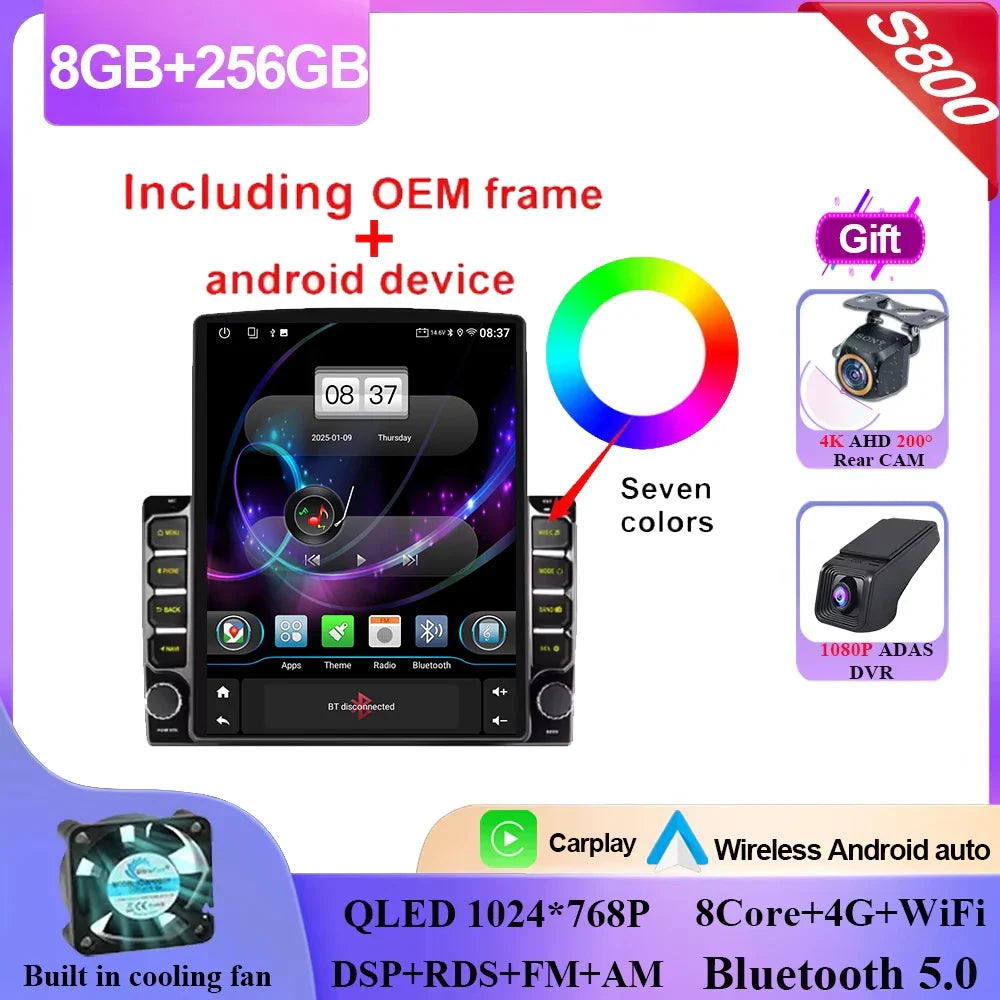 Car Radio Android 14 For Jeep Cherokee 5 KL 2014 - 2018 Auto Multimedia Video Player Navigation GPS carplay No 2din DVD 5G  Wifi