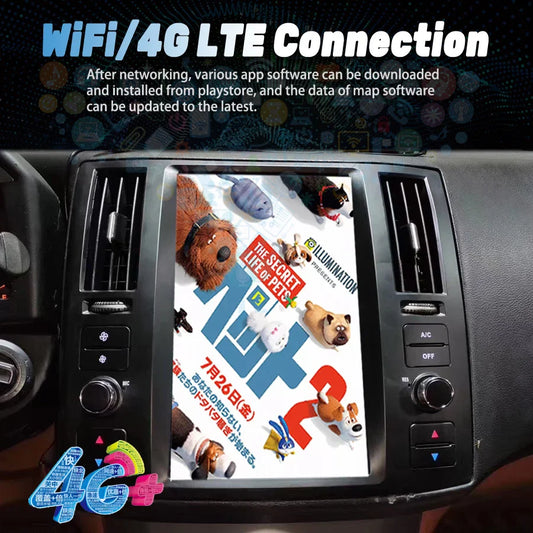 11.8inch Android 11 Screen For Infiniti FX35 2007 FX45 2008 Stereo GPS Carplay Car Radio Multimedia Video Player Auto Navigation