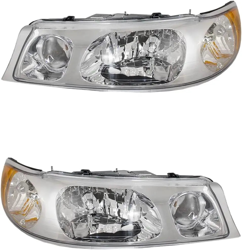 OE Replacement Headlights Assemblies Compatible with 1998-2002 Lincoln Town Car [ FO2502158 FO2503158 1W1Z13008CA 1W1Z13008BA ]
