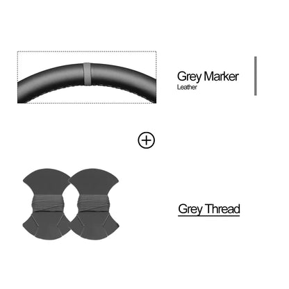 Bioeon Black Hive Leathe Car Steering Wheel Cover for GMC Sierra 1500 Sierra 1500 Limited Sierra 2500 3500 Yukon (Yukon XL)