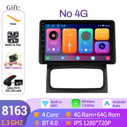 Android 14 Auto For Renault Clio 2 BB CB 2001-2012 Wireless Apple BT Carplay Car Radio Multimedia Touch Stereo 2K QLED Screen