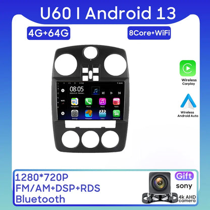 Android Radio For Chrysler PT Cruiser 2007-2009 Stereo Head Unit GPS Navigation Multimedia Player Mirror Link Carplay 8 Core 5G
