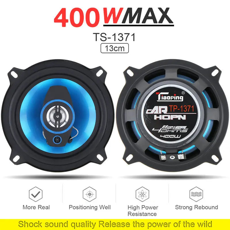 4/5/6/6*9Inch Car Speakers HiFi Coaxial Subwoofer Universal Automotive Audio Music Full Range Frequency Car Stereo Speaker 1Pair