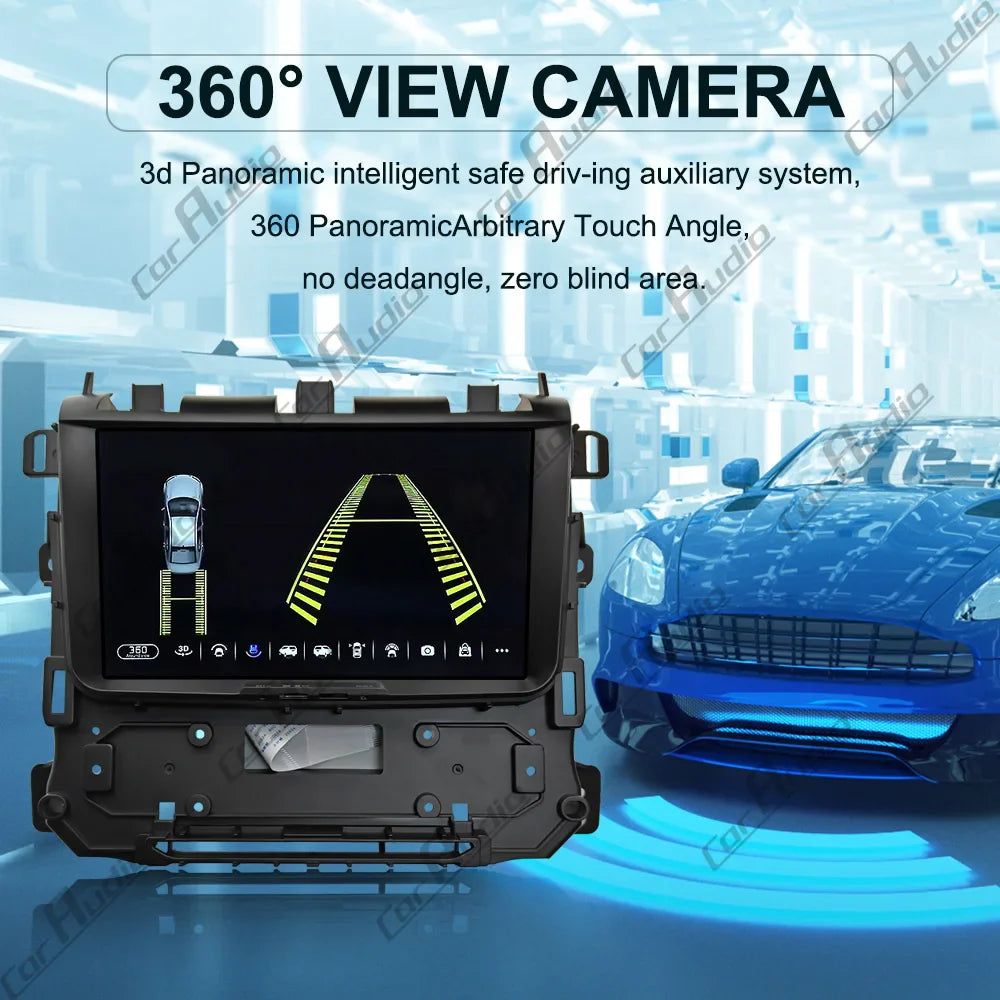 9 INCH BIG SCREEN 8 CORE ANDROID13 CAR GPS MULTIMEDIA WITH CAR PLAY FOR GMC Yukon Chevrolet Tahoe Suburban Denali 2015 2016-2019