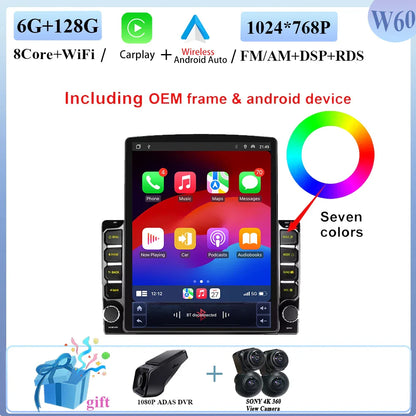 Android Auto For Toyota Hiace H200 2010 - 2018 RHD Multimedia Player Wireless Carplay GPS Navigation 5G WIFI 2din