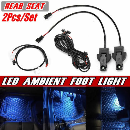 Car Interior Lights LED Decorative Atmosphere Floor Light for Toyota Camry 2019 2020 2021 Neon Wire Strip Blue Ambient Lamp