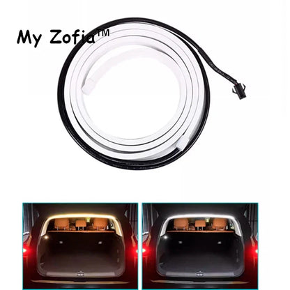 For Leapmotor C10 2024 2025 Car Rear Trunk LED Light Bar Strip Trunk Interior Brightening Decorative Lamp Strip Automatic Light.