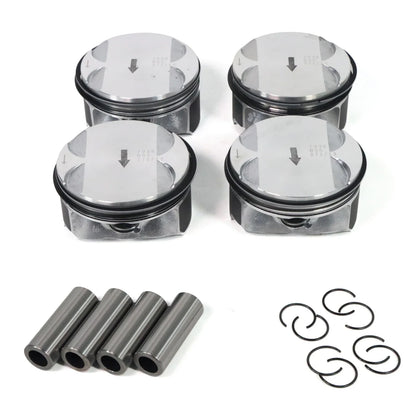 4Pcs Engine Piston & Rings Kit 12578324 12578326 12593744 12603910 12608531 for Chevy Captiva Cobalt Equinox HHR Impala 2.4L