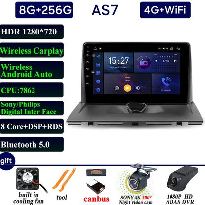 Car Radio Carplay For Peugeot Expert 2 For Citroen Jumpy For Fiat Scudo For Toyota Proace 2007-2017 Navigation GPS Android Auto
