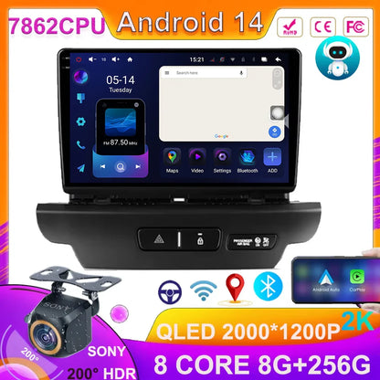 For Kia Ceed 3 CD 2018 - 2020 Auto Radio Android 14 Carplay Video Player 4G GPS Navigation Multimedia WIFI No 2 din 5G BT DVD