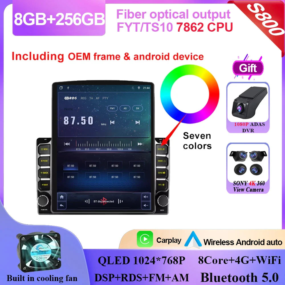 Car Android 14 For Renault Master Nissan NV400 Opel Movano 2010-2021 Navigation Touch Sereen Multimedia Player GPs 2din carplay