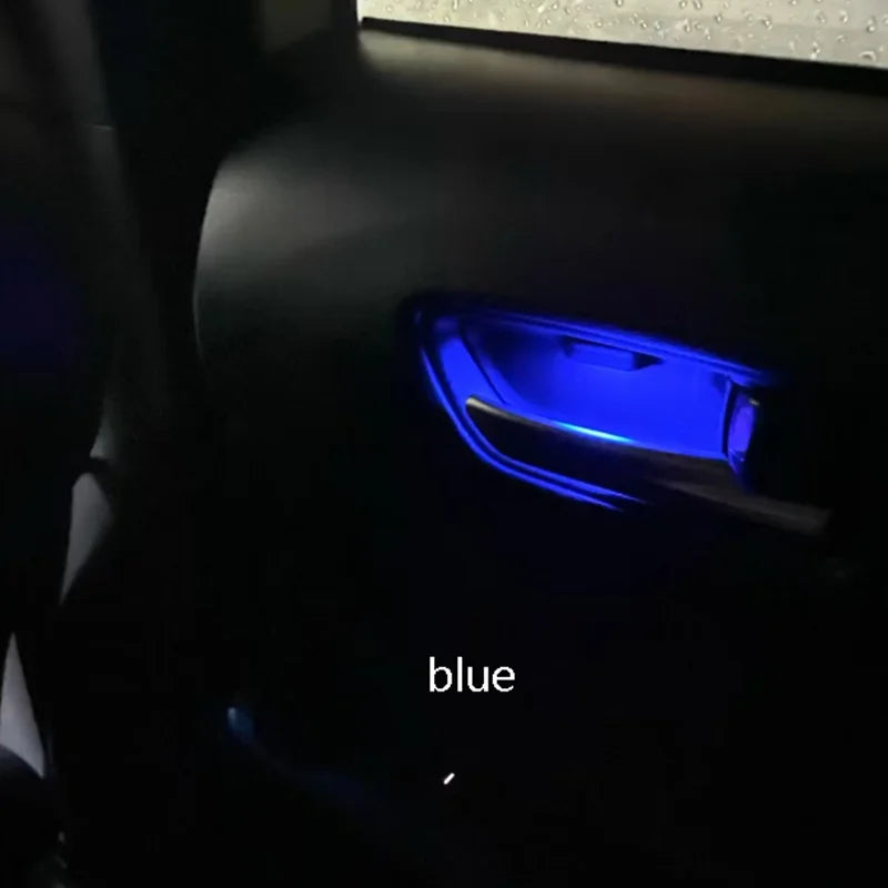 Car LED Door Bowl Armrest Atmosphere Light Door Bowl Handle Frame Light for Toyota Corolla Cross/corolla altis 2019-2024