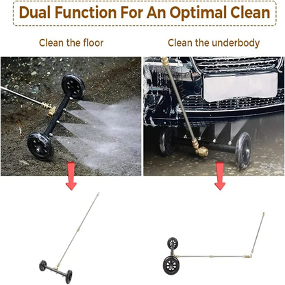 Pressure Undercarriage Washer Cleaner Car Wash Water Broom Attachments Under Body Cleaning Chassis Washer Fan Nozzle Auto tools power tools