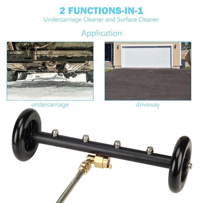 Pressure Undercarriage Washer Cleaner Car Wash Water Broom Attachments Under Body Cleaning Chassis Washer Fan Nozzle Auto tools power tools