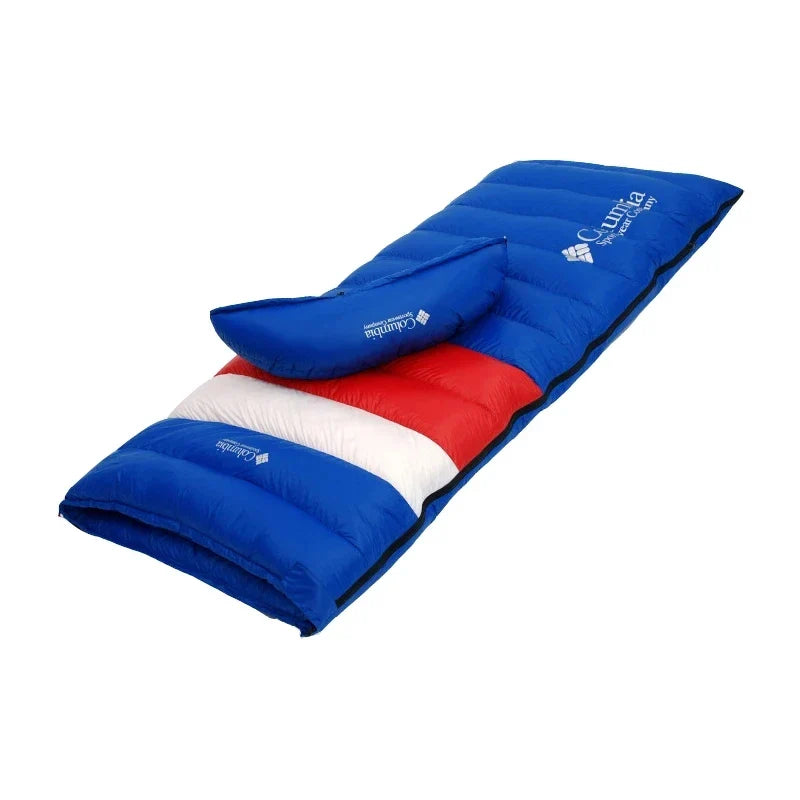 White Goose Down Sleeping Bag for Tourism Hiking Camping Emergency Sleeping Bag Trekking Supplies Sleeping Bag Nature Hike