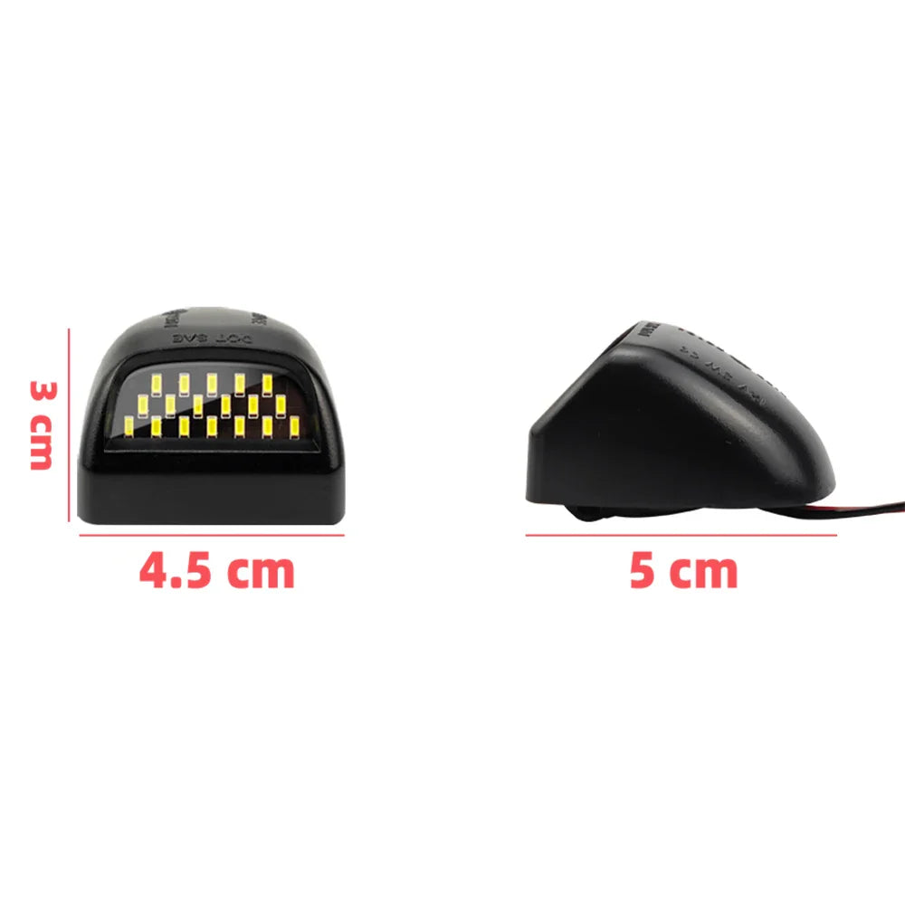 2pcs LED License Plate Light For Cadillac Escalade Chevy Silverado 1500 2500 3500 Suburban Tahoe GMC Sierra 1500 2500 3500 Yukon