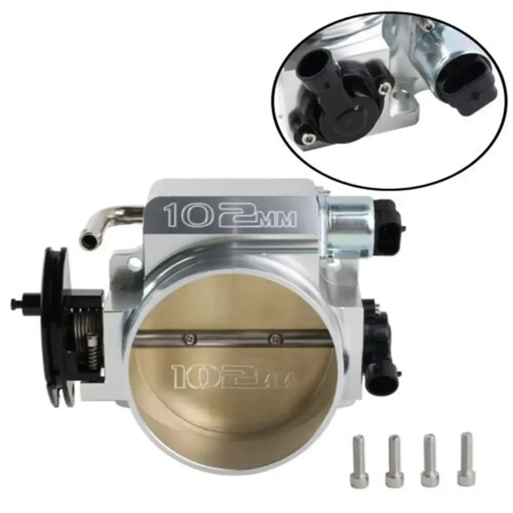 Sliver 102mm Billet Throttle Body with TPS IAC Sensor for Car For GMC Gen LS1 LS2 LS3 LS6 LSX for Car