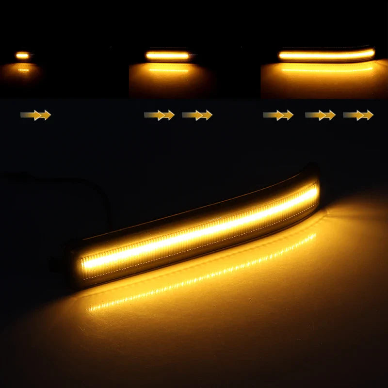 LED Dynamic Side Mirror Turn Signal Lights For Ford F150 F-150 2009-2014 SVT Raptor 2010-2014 Sequential Lamp Blinker Indicator