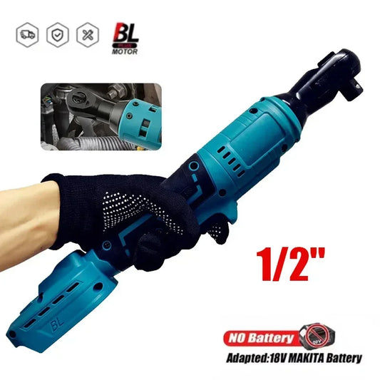 Brushless Ratchet Wrench 1/2'' Electric Impact Driver 480N.M Cordless Screw Nut Repair Power Tools for Makita 18V Battery power tools