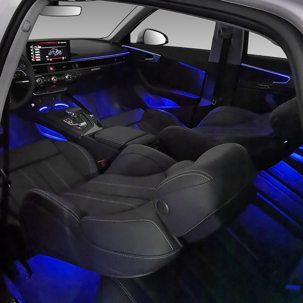 For Audi A4 S4 A5 S5 B9 Dashboard Ambient Light Dashboard LED strip Decorative Light Passenger Neon LED Lamp Center Console