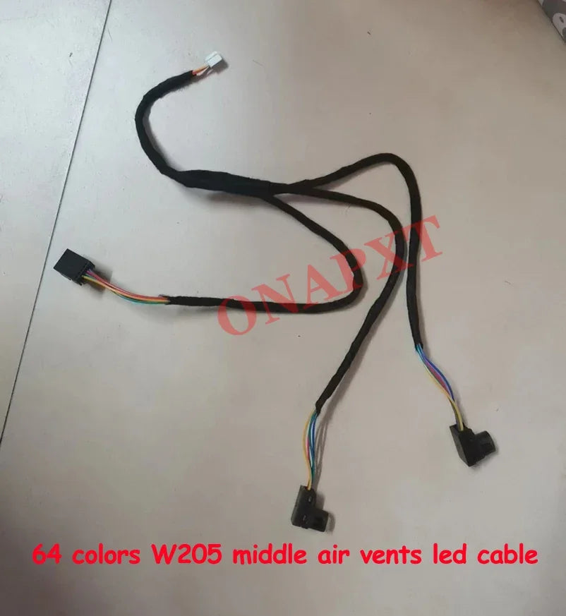 For Benz C/GLC/A/CLA/GLA/E/S/G For AMG W205 X253 W176 W117 W156 W213 W222 W464 Led Turbine Nozzle Ambient Light Air Vent Lamp