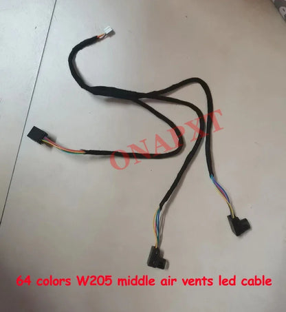 For Benz C/GLC/A/CLA/GLA/E/S/G For AMG W205 X253 W176 W117 W156 W213 W222 W464 Led Turbine Nozzle Ambient Light Air Vent Lamp